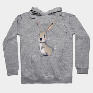 Cute Hare Drawing Hoodie